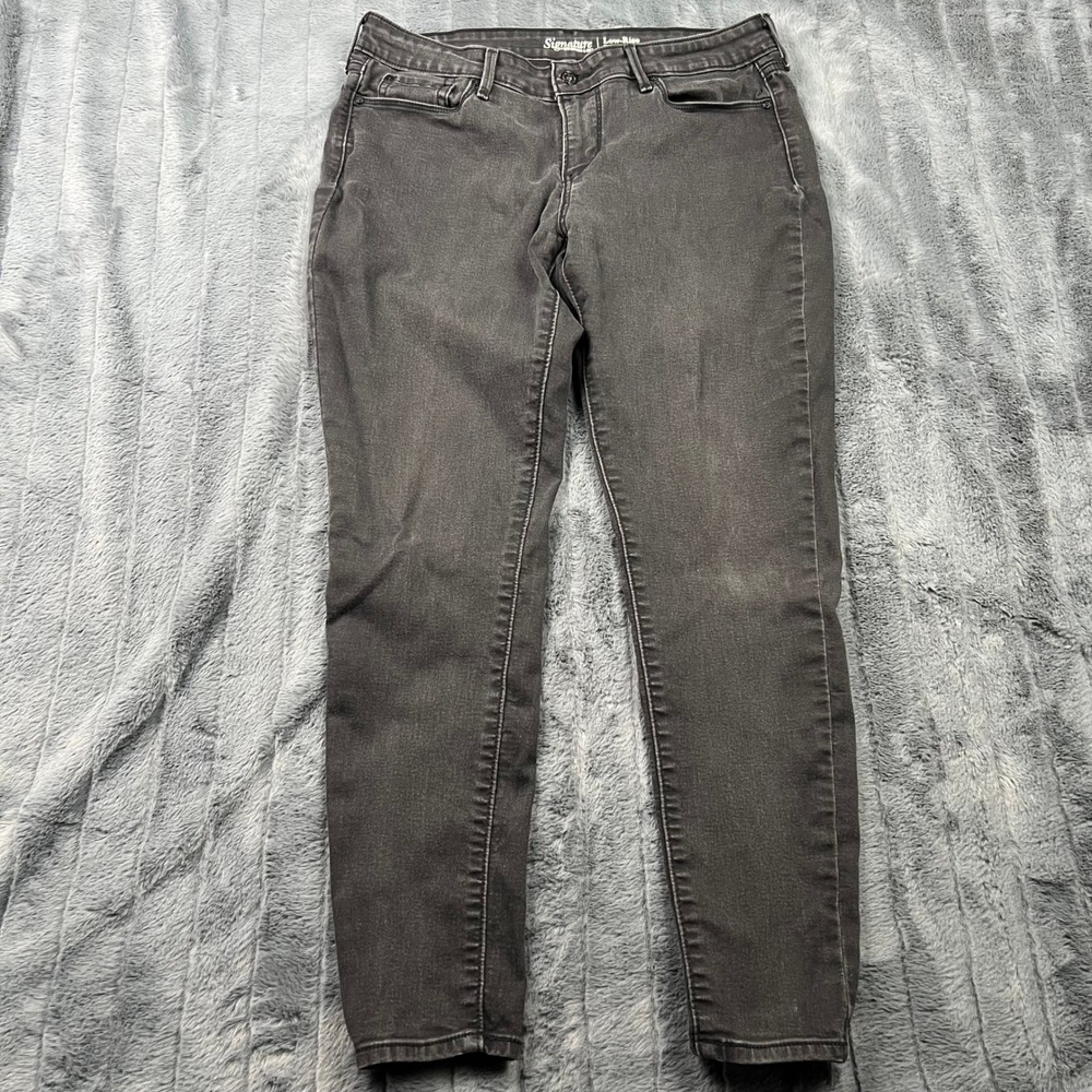 Signature by Levi Strauss & Co Womens Low Rise Jegging Black Size 14M 32x32